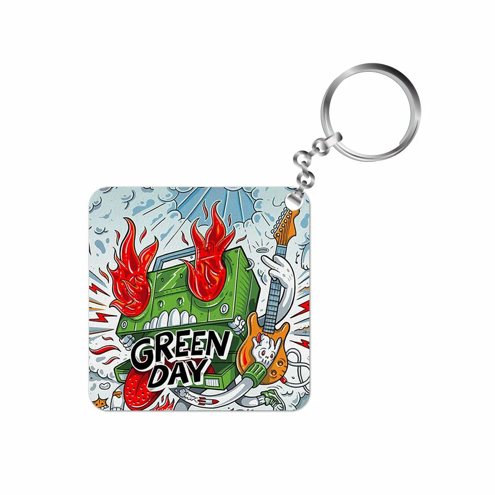 The Banyan Tee Green Day Keychain Keychains 1 The Banyan Tee Green Day Keychain Keychains