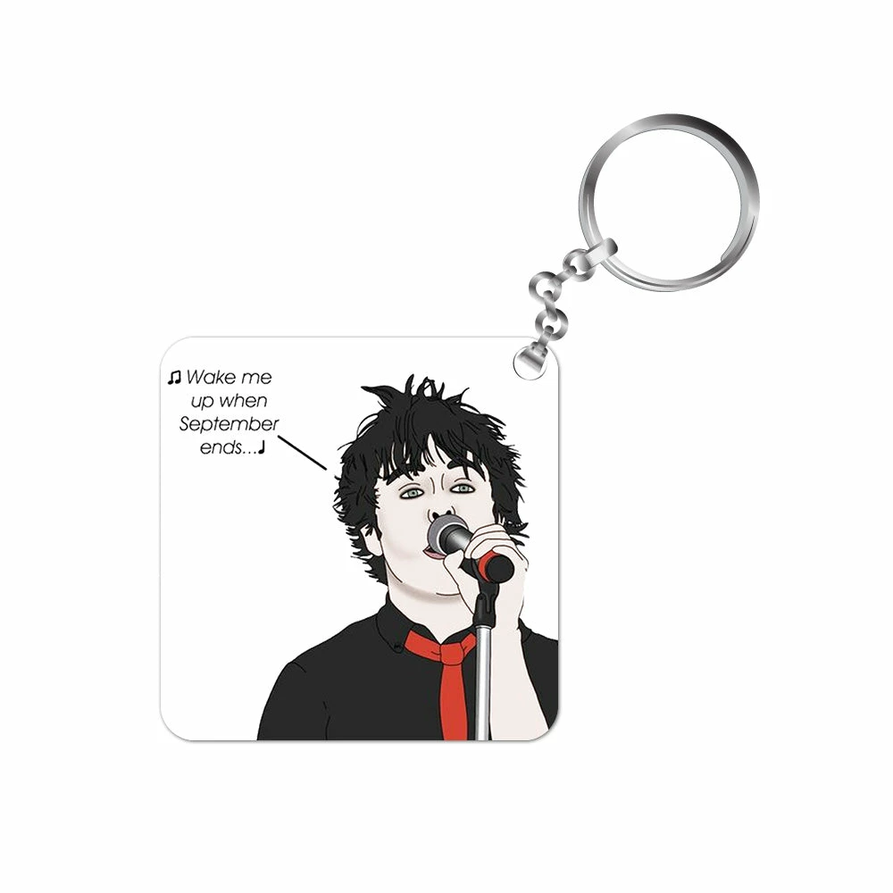 The Banyan Tee Green Day Keychain - Wake Me Up When September Ends 1 The Banyan Tee Green Day Keychain - Wake Me Up When September Ends