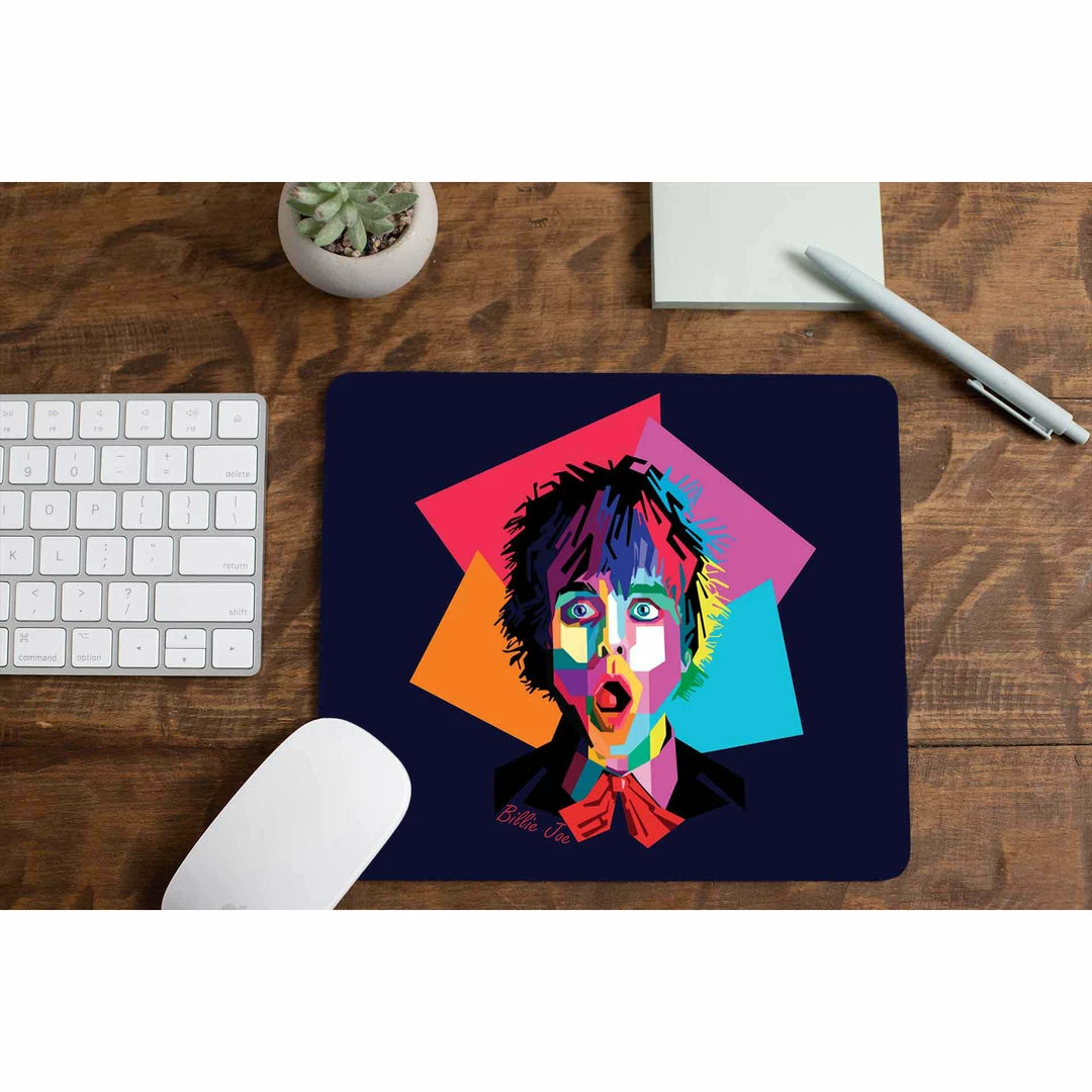 The Banyan Tee Green Day Mousepad - Billie Joe 1 The Banyan Tee Green Day Mousepad - Billie Joe