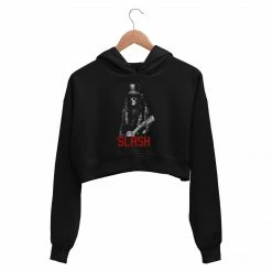 The Banyan Tee Guns N' Roses Crop Hoodie - Slash
