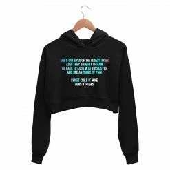 The Banyan Tee Guns N' Roses Crop Hoodie - Sweet Child O' Mine