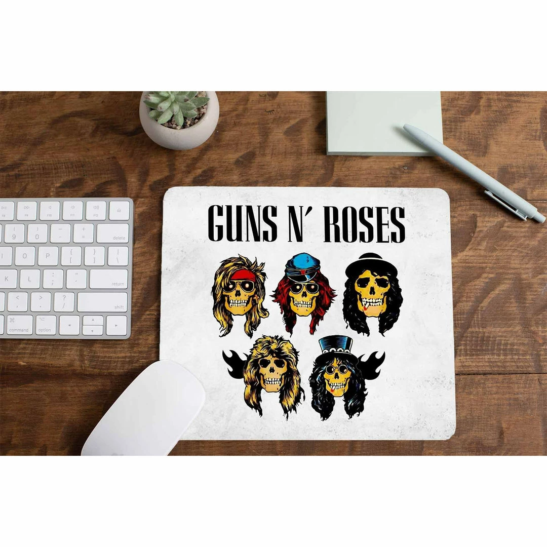 The Banyan Tee Guns N' Roses Mousepad 1 The Banyan Tee Guns N' Roses Mousepad