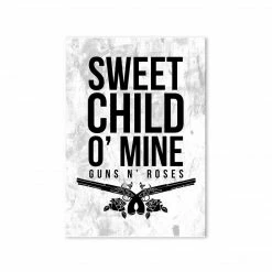 The Banyan Tee Guns N' Roses Poster - Sweet Child O' Mine Posters