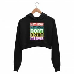 The Banyan Tee Printed Crop Hoodie - Hey Now