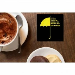 The Banyan Tee Coaster - Yellow Umbrella Coasters