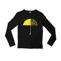 The Banyan Tee Full Sleeves T-shirt - Yellow Umbrella