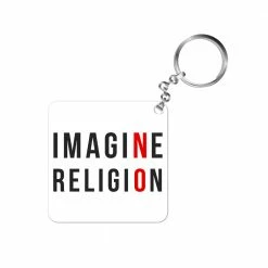 The Banyan Tee Keychain - Imagine No Religion Keychains