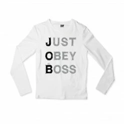 The Banyan Tee Full Sleeves T-shirt - Just Obey The Boss