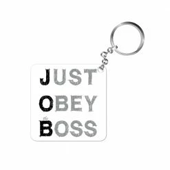 The Banyan Tee Keychains Keychain - Just Obey The Boss
