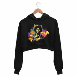 The Banyan Tee Jimi Hendrix Crop Hoodie