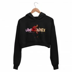 The Banyan Tee Jimi Hendrix Crop Hoodie