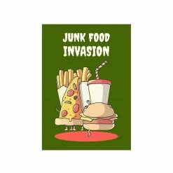 The Banyan Tee Poster - Junk Food Invasion Posters
