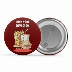 The Banyan Tee Badges Badge - Junk Food Invasion