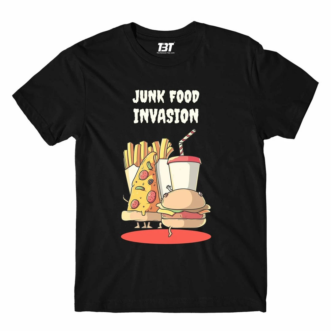 The Banyan Tee Printed T-shirt - Junk Food Invasion T-shirts 1 The Banyan Tee Printed T-shirt - Junk Food Invasion T-shirts