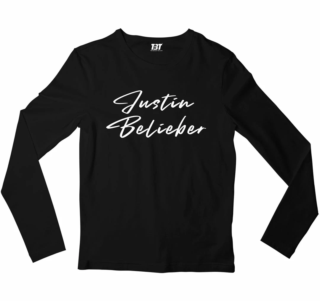 The Banyan Tee Justin Bieber Full Sleeves T-shirt - Belieber 1 The Banyan Tee Justin Bieber Full Sleeves T-shirt - Belieber