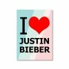 The Banyan Tee Posters Justin Bieber Poster - I Love Justin