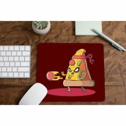 The Banyan Tee Mouse Pad - Karate Master Pizza