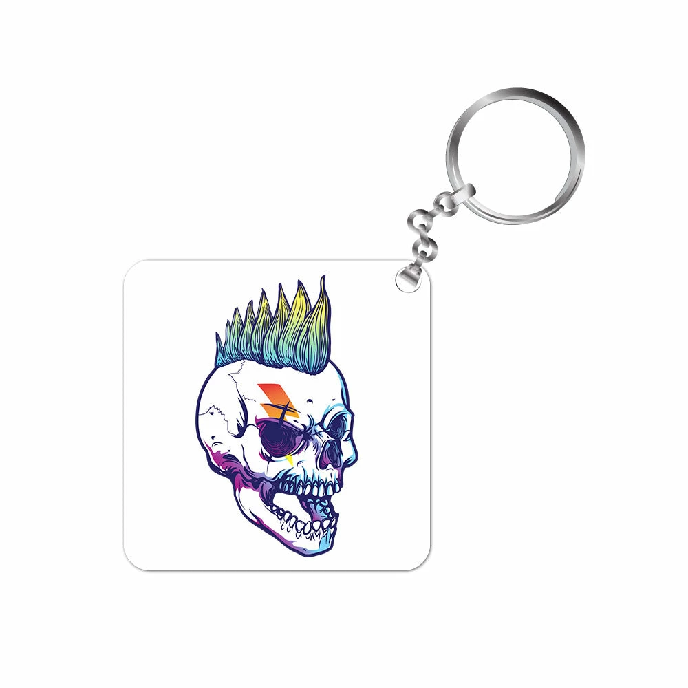 The Banyan Tee Keychains Keychain - Punky Skull 1 The Banyan Tee Keychains Keychain - Punky Skull