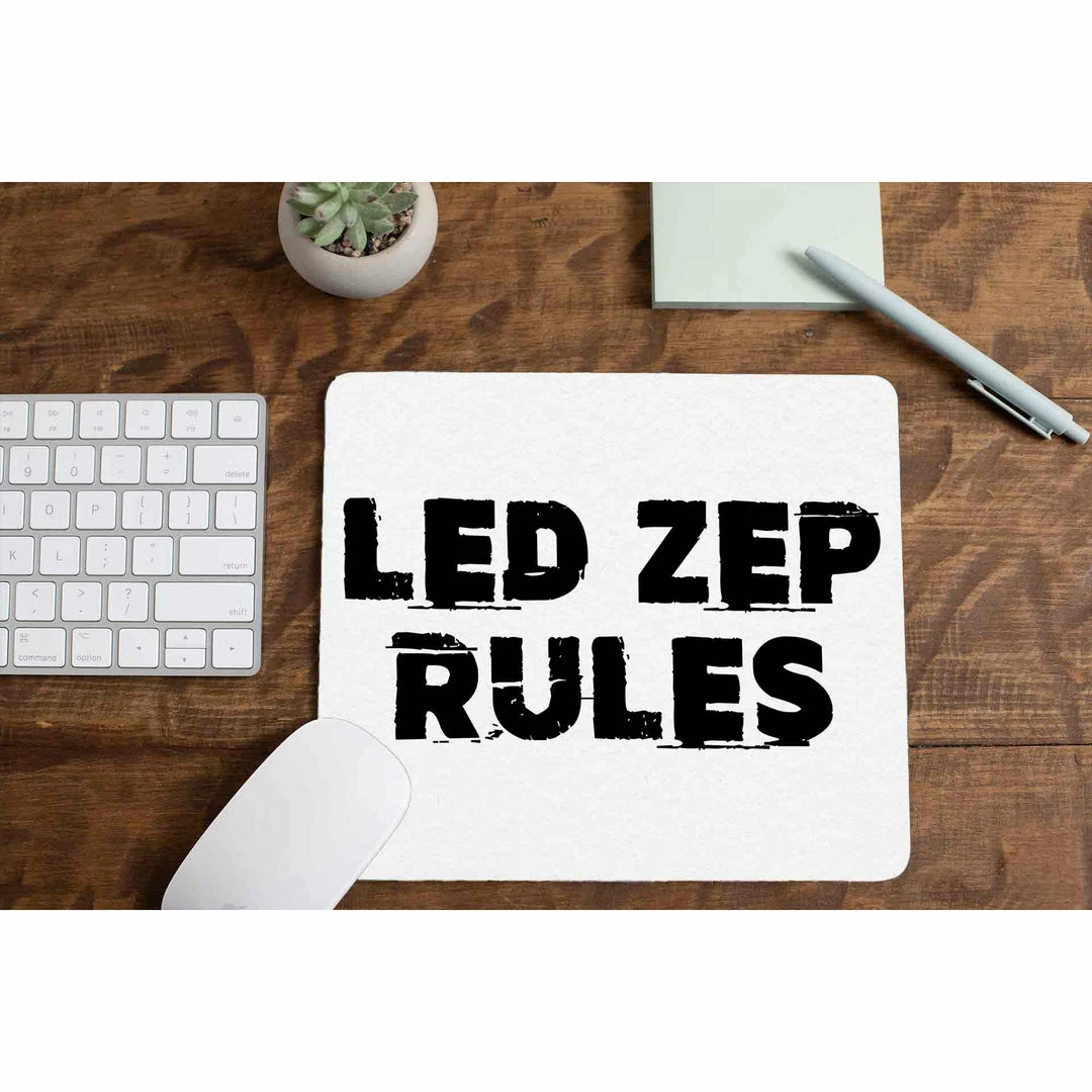The Banyan Tee Mousepads Mousepad - Led Zep Rules 1 The Banyan Tee Mousepads Mousepad - Led Zep Rules