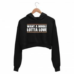 The Banyan Tee Crop Hoodies Crop Hoodie - Whole Lotta Love
