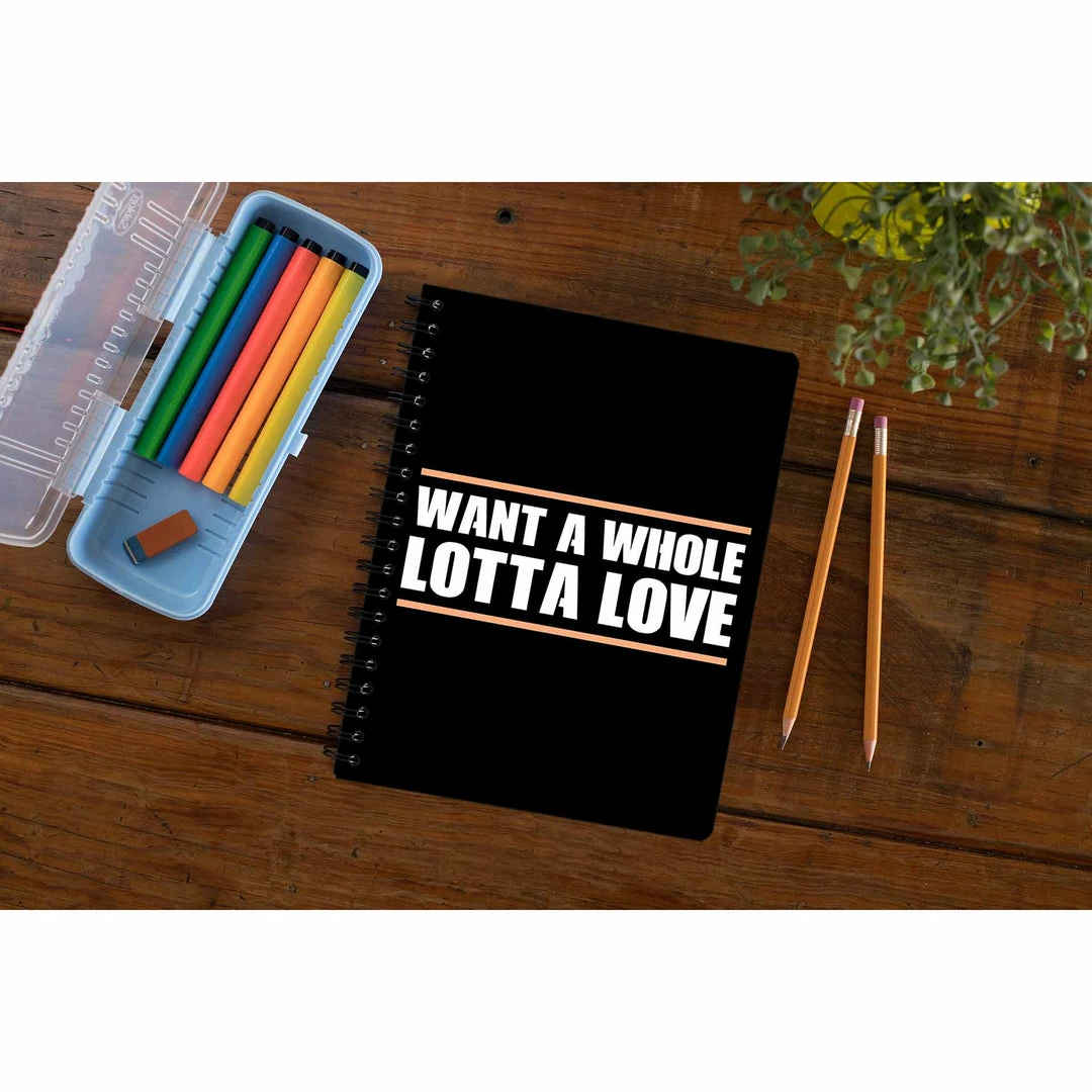 The Banyan Tee Notebook - Whole Lotta Love Notebooks 1 The Banyan Tee Notebook - Whole Lotta Love Notebooks