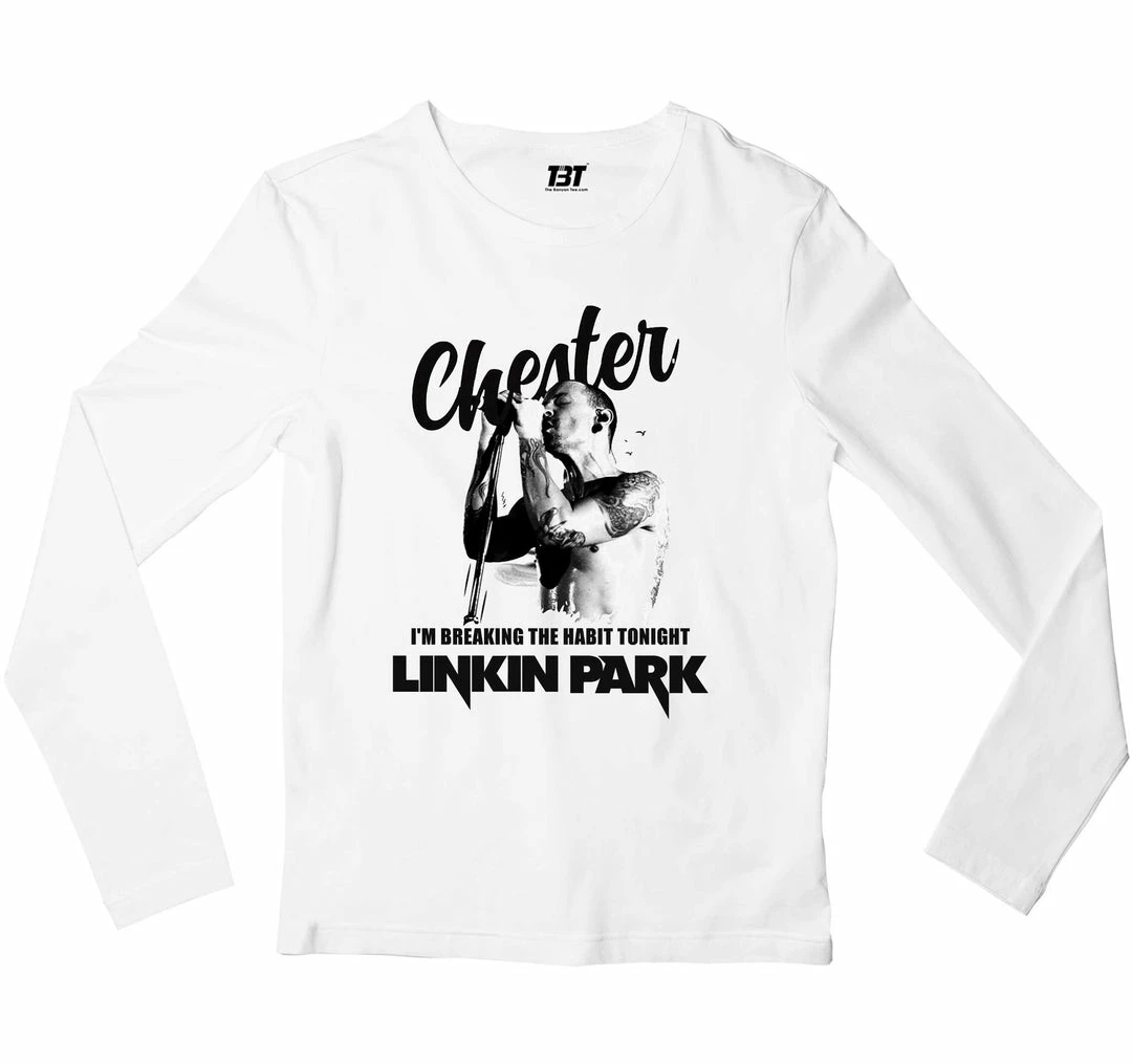 The Banyan Tee Linkin Park Full Sleeves T-shirt - Breaking The Habit 1 The Banyan Tee Linkin Park Full Sleeves T-shirt - Breaking The Habit