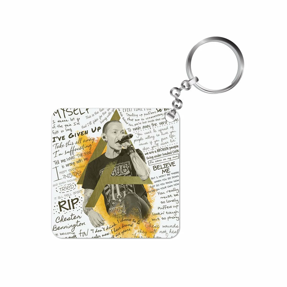 The Banyan Tee Keychains Linkin Park Keychain - Chester Bennington 1 The Banyan Tee Keychains Linkin Park Keychain - Chester Bennington