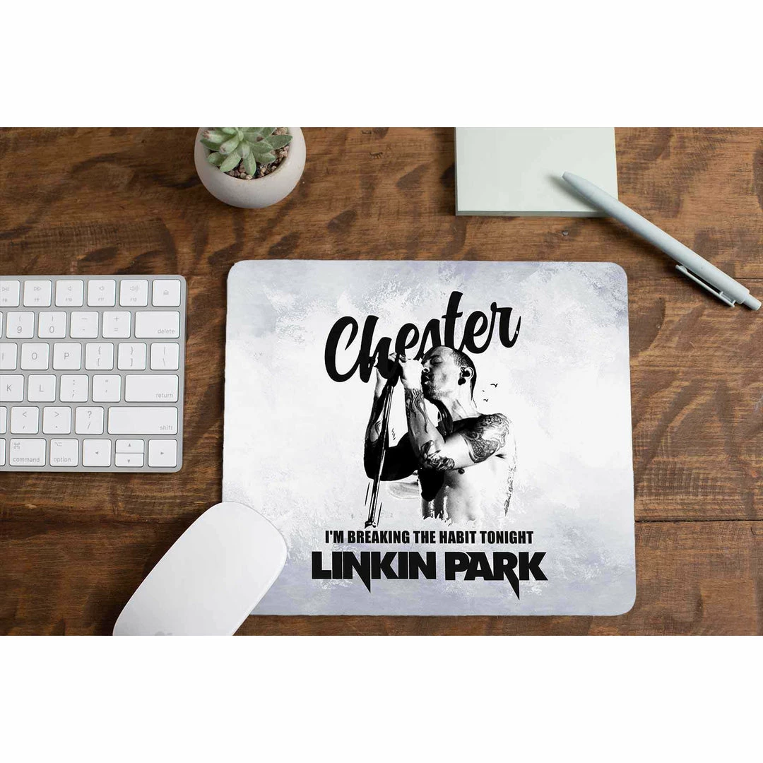 The Banyan Tee Linkin Park Mousepad - Breaking The Habit 1 The Banyan Tee Linkin Park Mousepad - Breaking The Habit