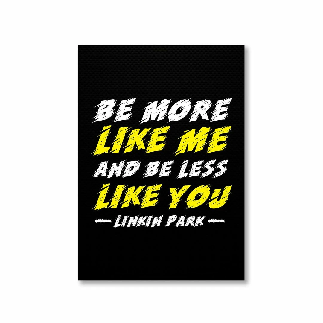 The Banyan Tee Linkin Park Poster - Numb 1 The Banyan Tee Linkin Park Poster - Numb