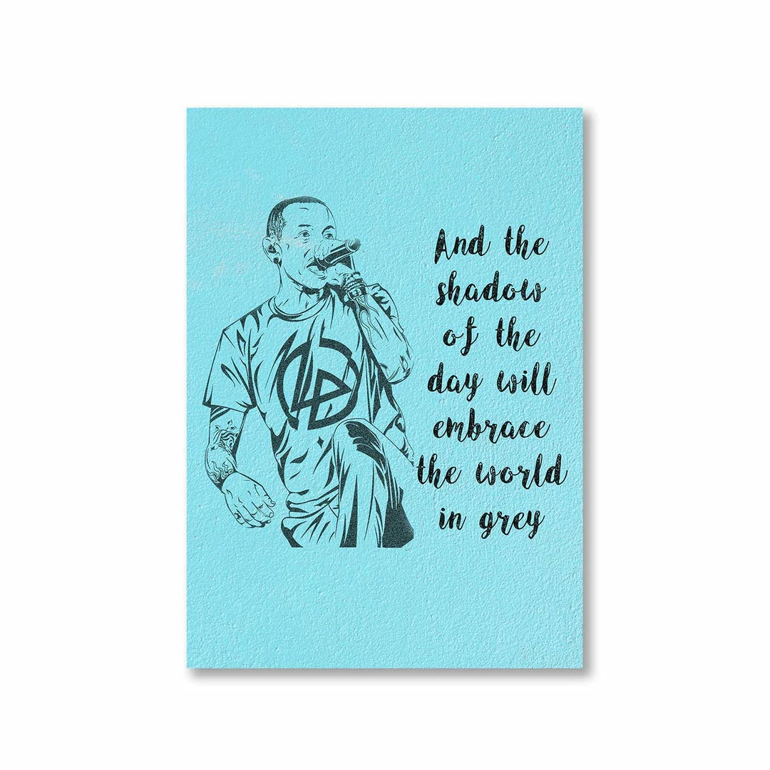 The Banyan Tee Linkin Park Poster - Shadow Of The Day 1 The Banyan Tee Linkin Park Poster - Shadow Of The Day