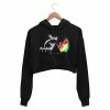 The Banyan Tee Crop Hoodie - Dark Side Of The Moon Crop Hoodies