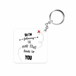 The Banyan Tee Maroon 5 Keychain - Maps Keychains