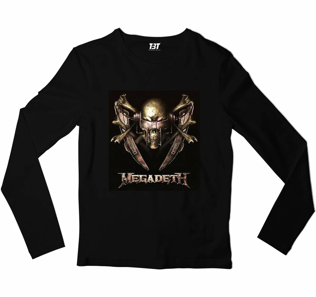 The Banyan Tee Megadeth Full Sleeves T-shirt 1 The Banyan Tee Megadeth Full Sleeves T-shirt