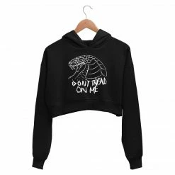 The Banyan Tee Crop Hoodie - Don't Tread On Me Crop Hoodies