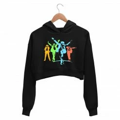 The Banyan Tee Michael Jackson Crop Hoodie