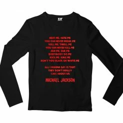 The Banyan Tee Michael Jackson Full Sleeves T-shirt - Care About Us