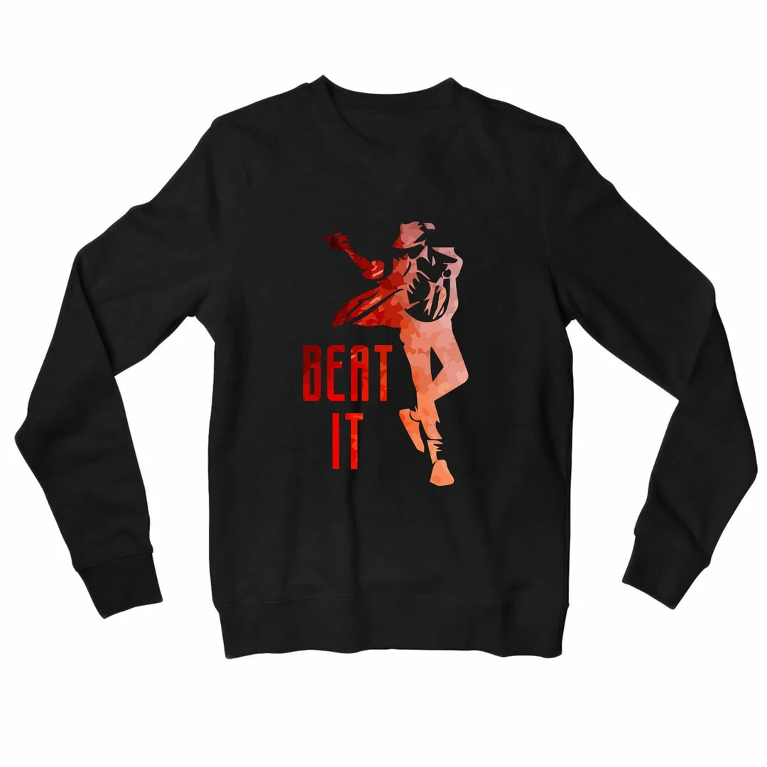 The Banyan Tee Michael Jackson Sweatshirt - Beat It Sweatshirts 1 The Banyan Tee Michael Jackson Sweatshirt - Beat It Sweatshirts
