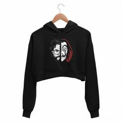 The Banyan Tee Crop Hoodie - Dali Mask Crop Hoodies