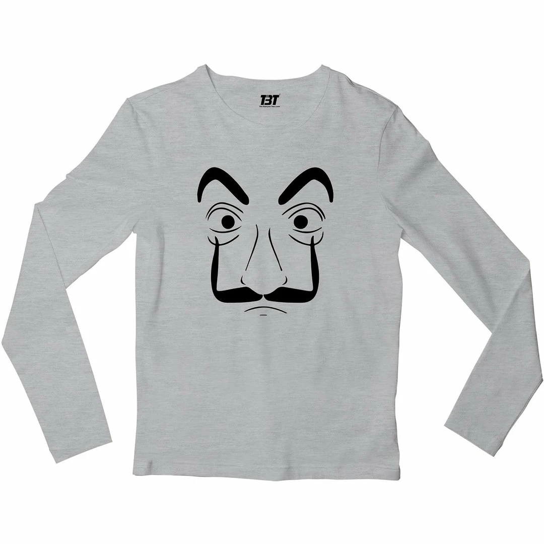 The Banyan Tee Full Sleeves T-shirt - Dali Mask 1 The Banyan Tee Full Sleeves T-shirt - Dali Mask