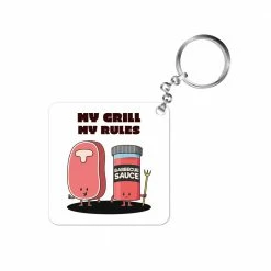 The Banyan Tee Keychains Keychain - My Grill, My Rules