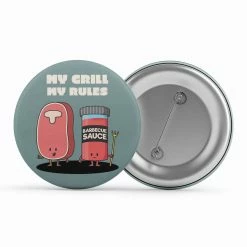 The Banyan Tee Badges Badge - My Grill, My Rules