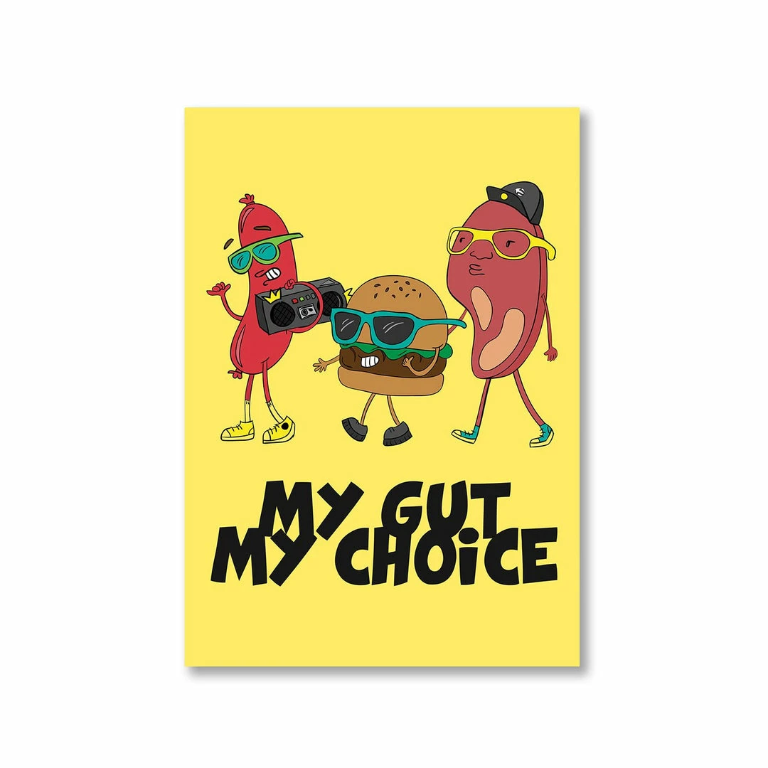 The Banyan Tee Poster - My Gut, My Choice 1 The Banyan Tee Poster - My Gut, My Choice
