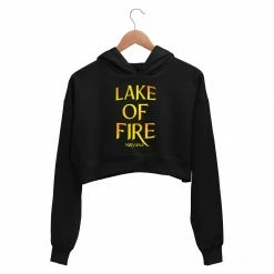 The Banyan Tee Nirvana Crop Hoodie - Lake Of Fire Crop Hoodies