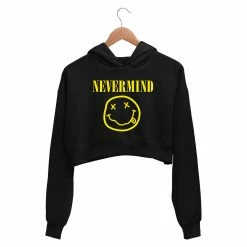 The Banyan Tee Crop Hoodies Nirvana Crop Hoodie - Nevermind