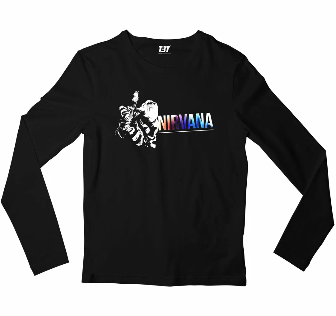 The Banyan Tee Nirvana Full Sleeves T-shirt - Nirvana 1 The Banyan Tee Nirvana Full Sleeves T-shirt - Nirvana