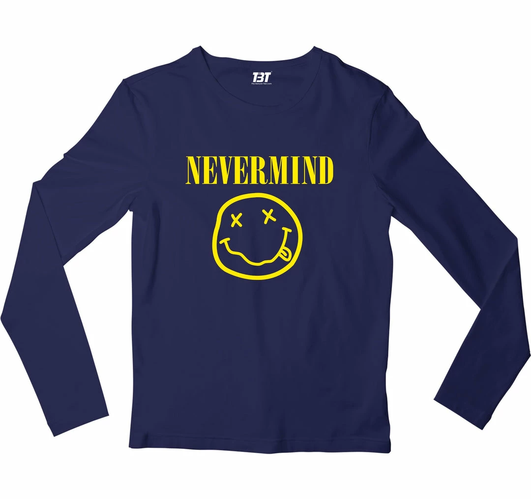 The Banyan Tee Nirvana Full Sleeves T-shirt - Nevermind 2 The Banyan Tee Nirvana Full Sleeves T-shirt - Nevermind
