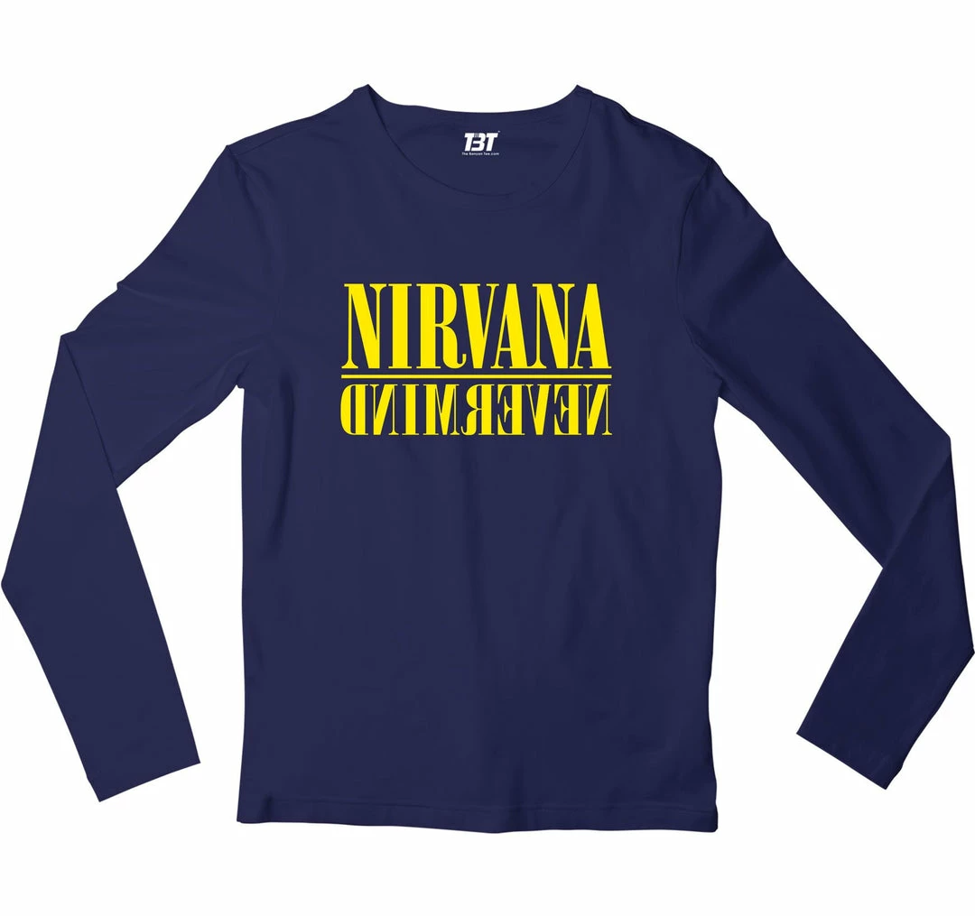 The Banyan Tee Nirvana Full Sleeves T-shirt - Nevermind 2 The Banyan Tee Nirvana Full Sleeves T-shirt - Nevermind