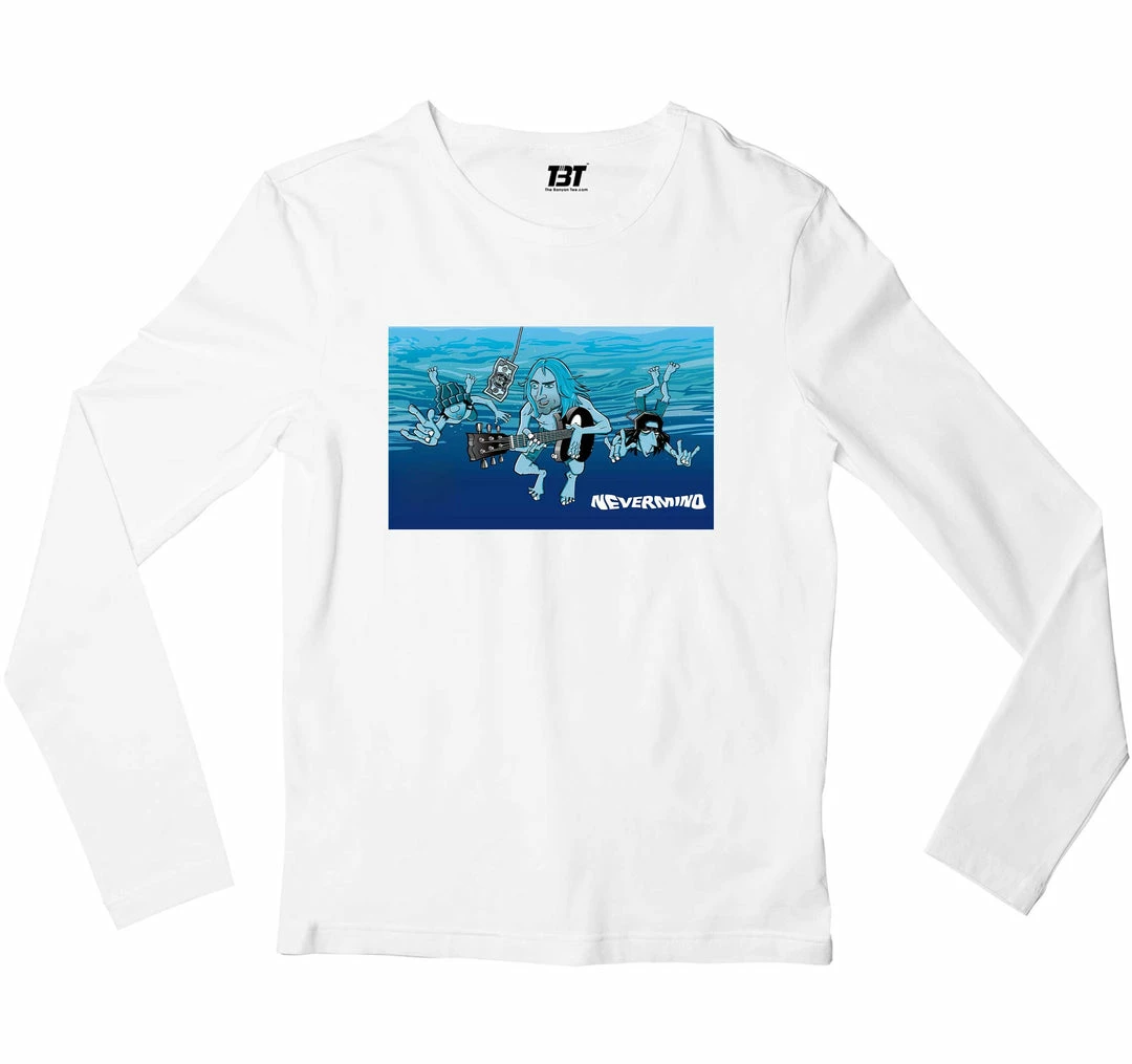 The Banyan Tee Nirvana Full Sleeves T-shirt - Nevermind 1 The Banyan Tee Nirvana Full Sleeves T-shirt - Nevermind