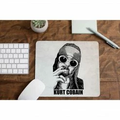 The Banyan Tee Mousepads Nirvana Mousepad - Kurt Cobain