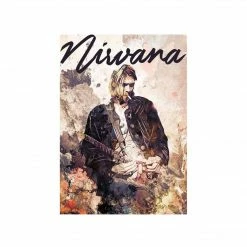 The Banyan Tee Posters Nirvana Poster - Kurt Cobain